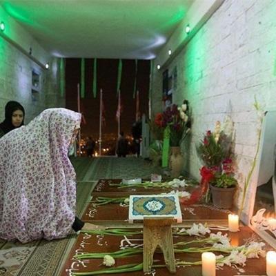 گرامیداشت مادر شهیدان ابوطالبی در کهف الشهداء