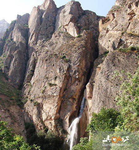 آبشار شاهاندشت؛بزرگترین آبشار مازندران در جاده هراز، عکس