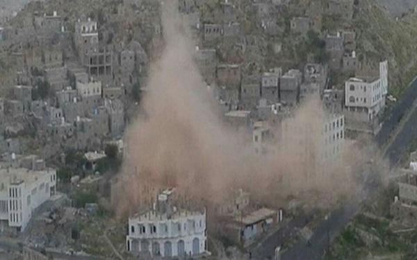 بمباران فراگیر یمن با یاری آمریکا انجام می گردد