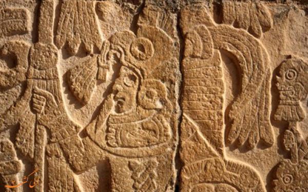 کشف بازی ترسناک مایاها از روی نوشته های لوح سنگی 1400 ساله!